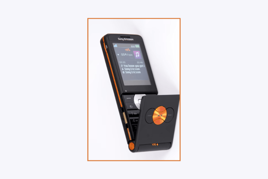 Design telefonu Sony Ericsson Walkman