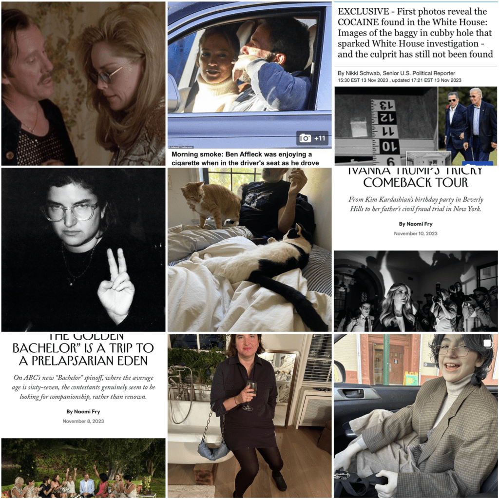 Profil Naomi Fry w aplikacji Instagram